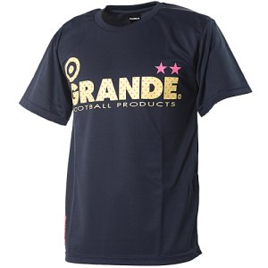画像: GRANDE COLORFUL DOT PROTO TYPE DRY MESH T-SHIRTS NAVY/YELLOW