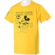 画像1: 【ジュニア＆キッズ.サイズ】グランデ.エフ.ピー. ディズニーコレクション「DISNEY COLLECTION T-SHIRTS KICK OFF」 イエロー