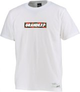 画像: GRANDE.F.P.ハイビスカス.ラバーTシャツ　ホワイトｘレッド