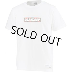 画像: GRANDE.F.P.ハイビスカス.ラバーTシャツ　ホワイトｘレッド