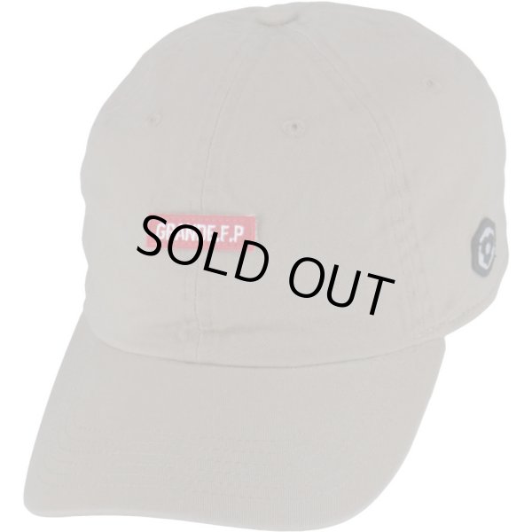 画像1: GRANDE.F.P.ロゴ.刺繍.ウォッシュド.ツイル.B.B.キャップ　オリーブ（カーキ）