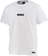 画像: グランデ・エフ・ピー.grandefp.ワンポイントボックスロゴTシャツ　ホワイトｘブラック