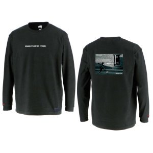 画像: グランデ・エフ・ピー、グランデ・エフ・ピー、NINO DEL FUTBOLフォトプリント.ロングスリーブTシャツ　ブラックｘホワイト