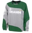 画像4: 【GRANDE.F.P.WEBショップ限定】５セット以上オーダーでエンブレム無料！！GRANDE ツートン ピステセットアップ ライトグレーｘダークグリーン