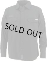 画像: GRANDE.F.P.ヘキサゴン.ワークシャツ　ブラック