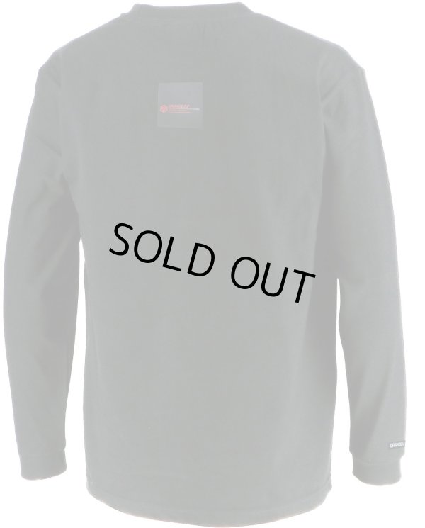 画像2: GRANDE.F.P　BASICヘキサゴン..ロングスリーブTシャツ　ブラックｘレッド