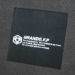 画像5: GRANDE.F.P　BASICヘキサゴンスウェットジップパーカー　ブラックｘホワイト