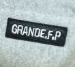 画像6: GRANDE.F.P　BASICヘキサゴンスウェットプルパーカー　グレーｘブラック