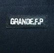 画像6: GRANDE.F.P　BASICヘキサゴンスウェットクルー.トレーナー　ブラックｘレッド