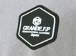 画像4: GRANDE.F.P　BASICヘキサゴンスウェットジップパーカー　グレーｘブラック