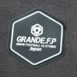 画像4: GRANDE.F.P　BASICヘキサゴンスウェットプルパーカー　ブラックｘホワイト