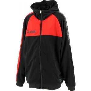 画像: 【BIGサイズ対応商品】GRANDE.F.P.GRANDE.F.P 2トーン.ハイパー.フーデット.パイルジャージジャケット　ブラックｘレッド