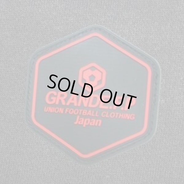 画像3: GRANDE.F.P　BASICヘキサゴン..ロングスリーブTシャツ　ブラックｘレッド