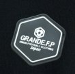 画像4: 【BIGサイズ対応】GRANDE.F.P.ハイパーロゴ.ヘキサゴン.プラクティスシャツ　　ブラックｘホワイト