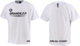 画像: 【BIGサイズ対応】GRANDE.F.P.ハイパーロゴ.ヘキサゴン.プラクティスシャツ　　ホワイト/ブラック