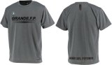 画像: 【BIGサイズ対応】GRANDE.F.P.ハイパーロゴ.ヘキサゴン.プラクティスシャツ　　ヘザーグレーｘブラック