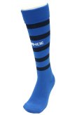 画像1: GRANDE.F.P BORDER FOOTBALL SOCKS ブルーｘネイビー