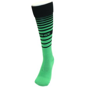 画像: MULTI BORDER FOOTBALL SOCKS 　ケリーグリーンｘブラック