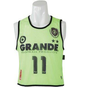 画像: グランデ．エフ．ピー.ビブス10枚セット（ジュニアサイズ.NO.2〜11））　イエロー