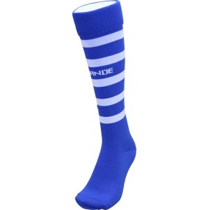 画像: GRANDE.F.P BORDER FOOTBALL SOCKS ブルーｘホワイト