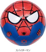画像:  MARVELコラボサッカーボール1号球＜コミカライズ柄[idol]シリーズ＞　スパイダーマン