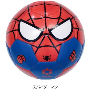 画像:  MARVELコラボサッカーボール1号球＜コミカライズ柄[idol]シリーズ＞　スパイダーマン
