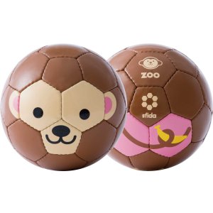 画像: ZOO(動物）柄サッカーボール.1号球　サル