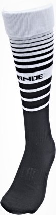 画像1: MULTI BORDER FOOTBALL SOCKS BLACK/GRAY