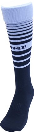 画像1: MULTI BORDER FOOTBALL SOCKS NAVY/GRAY