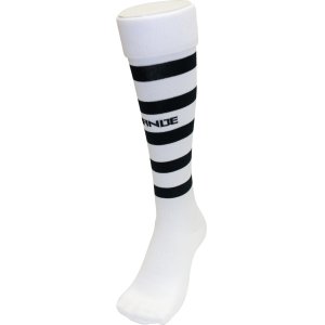 画像: GRANDE.F.P BORDER FOOTBALL SOCKS ホワイトｘブラック