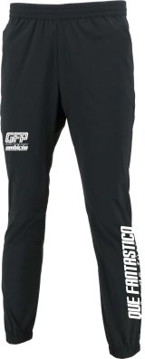 画像: 【BIGサイズ対応】GRANDE.F.P.ドライストレッチピステロングパンツ.ブラックｘホワイト