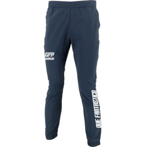 画像: 【BIGサイズ対応】GRANDE.F.P.ドライストレッチピステロングパンツ.ネイビーｘホワイト