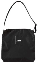 画像: GRFPスクエアショルダーバッグ　ブラック