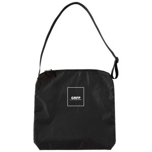 画像: GRFPスクエアショルダーバッグ ブラック