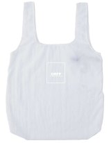 画像: GRFP.ナイロンリップ.ポケッタブルエコバッグ　ホワイト