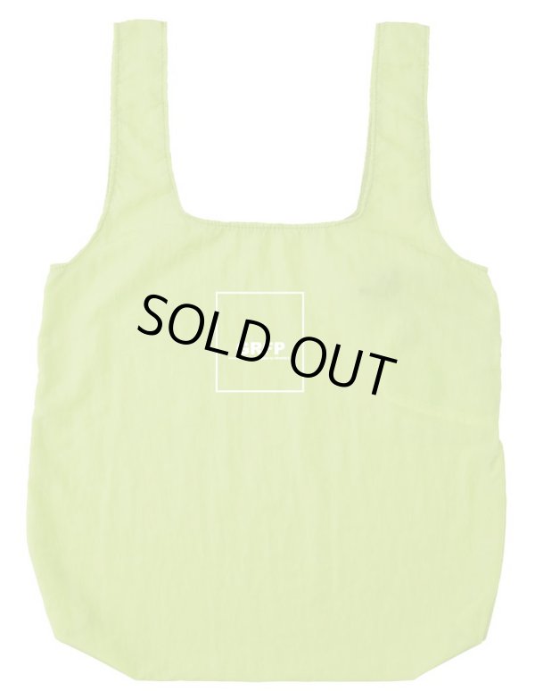 画像2: GRFP.ナイロンリップ.ポケッタブルエコバッグ　ライム