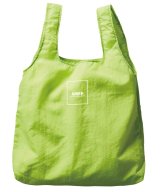 画像: GRFP.ナイロンリップ.ポケッタブルエコバッグ　ライム