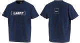画像: 【BIGサイズ対応商品】GRFPボックスロゴ.プリントプレミアTシャツ　ネイビーｘホワイト