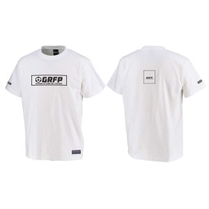 画像: 【BIGサイズ対応商品】GRFPボックスロゴ.プリントプレミアTシャツ　ホワイトｘブラック