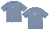 画像: 【BIGサイズ対応商品】グランデ.エフ.ピー.GRFP.マグナムウェイトBIG.Tシャツ　アシッドブルーｘホワイト