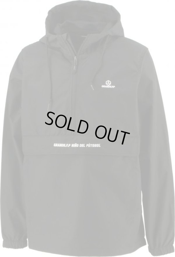 画像1: 【BIGサイズ対応商品GRANDE.F.P　EMBROIDアノラックジャケット　 ブラック