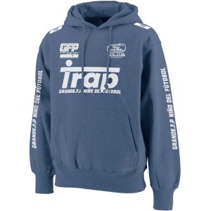 画像: 【BIGサイズ対応商品】GRANDE.F.P.Trap.ヘヴィーウエイトプルパーカー　ストーンブルーｘホワイト