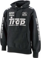 画像: 【BIGサイズ対応商品】GRANDE.F.P.Trap.ヘヴィーウエイトプルパーカー　ブラックｘホワイト