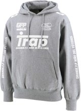 画像: 【BIGサイズ対応商品】GRANDE.F.P.Trap.ヘヴィーウエイトプルパーカー　ヘザーグレーｘホワイト