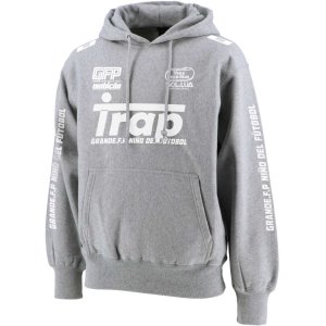 画像: 【BIGサイズ対応商品】GRANDE.F.P.Trap.ヘヴィーウエイトプルパーカー　ヘザーグレーｘホワイト