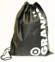 画像1: GRANDE.不織布BIG.ワンショルダーエコBAG　ブラックｘホワイト