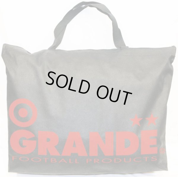 画像1: GRANDE.不織布BIG.トートエコBAG　ブラックｘレッド