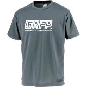 画像: 【BIGサイズ対応】GRFP.ドライメッシュプラクティスシャツ　ダークグレーｘホワイト