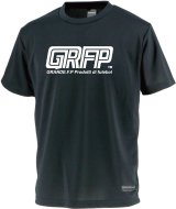 画像: 【BIGサイズ対応】GRFP.ドライメッシュプラクティスシャツ　ブラックｘホワイト