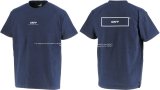 画像: グランデ.エフ.ピー.GRFPロゴプリント半袖Tシャツ　ネイビーｘホワイト